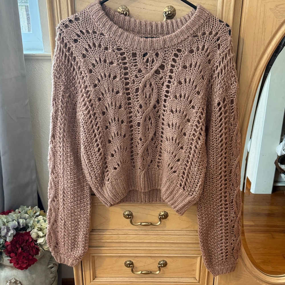 Moon & Madison Cable Knit Sweater